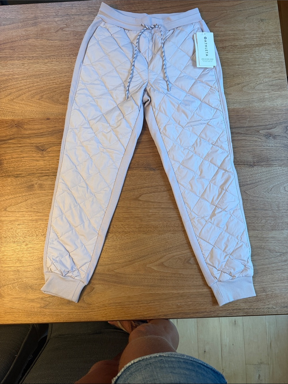 Athleta Quilted Apres Ski Down Jogger women’s S NWT